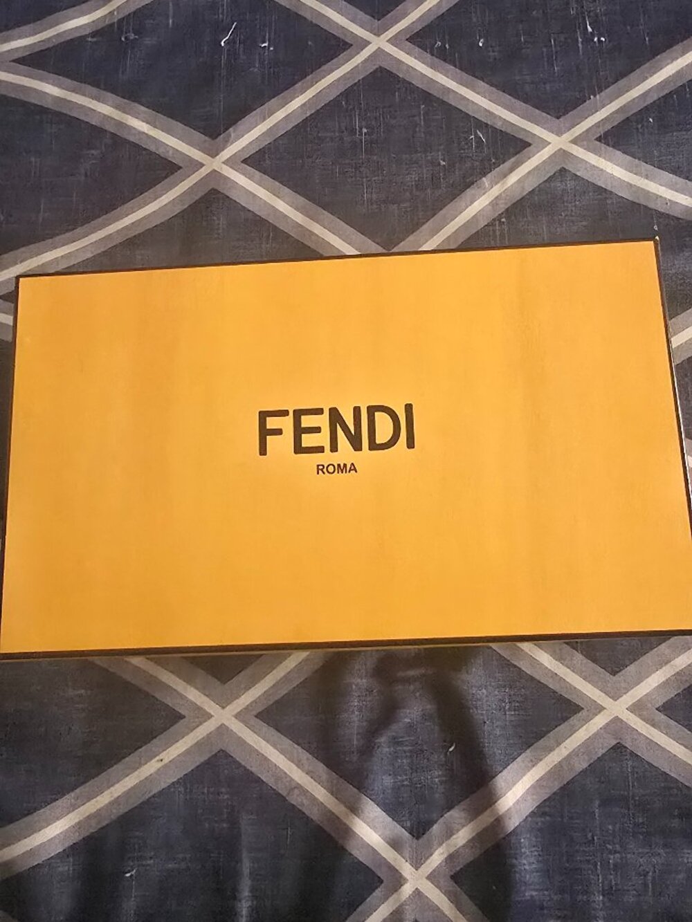 FENDI Logo Slide Sandals
